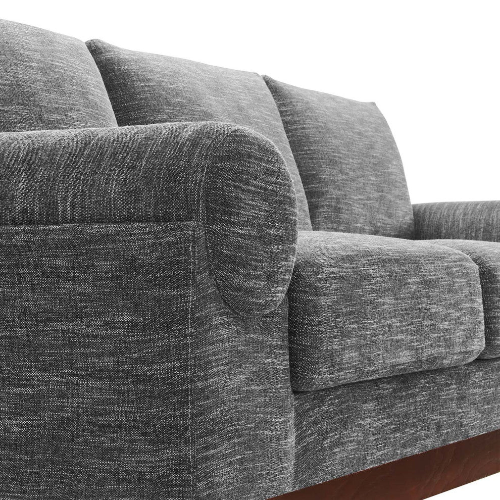 Oasis Upholstered Fabric Sofa - Gray