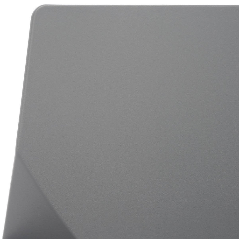 Safavieh Couture Nellie Molded Plastic Dining Chair, Grey/Black