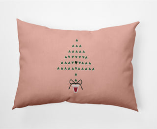 Hearty Holidays Decorative Throw Pillow, Peach, 14"x20"