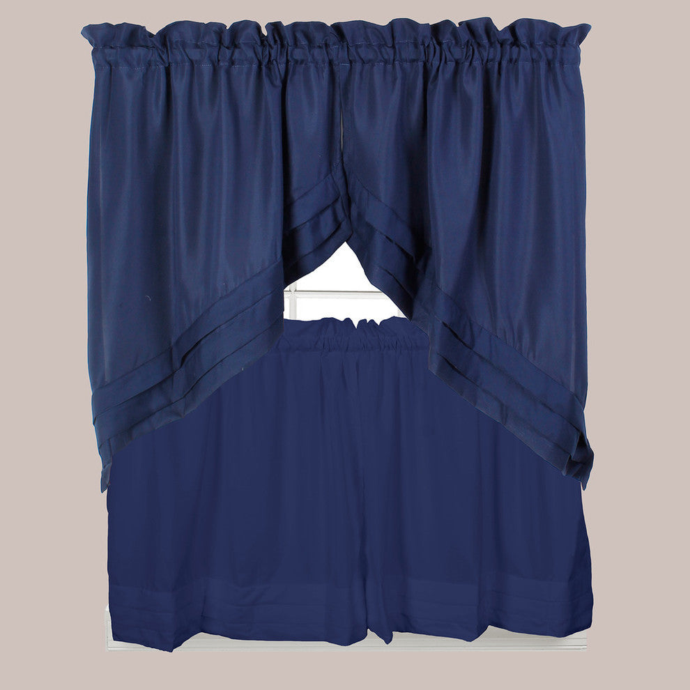 Saturday Knight Holden Tier Pair, Navy, 57"x36"
