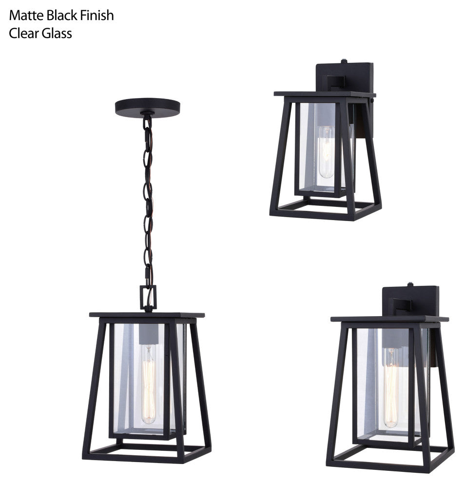 Blackwell 8" Outdoor Wall Light Matte Black