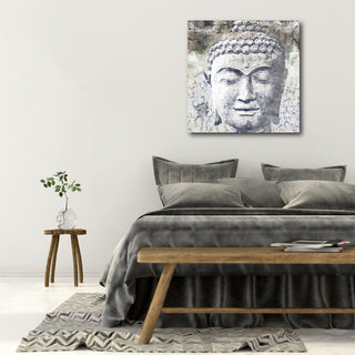 "Timeless Buddha I" Gallery-Wrapped Canvas Wall Art, 16"x16"