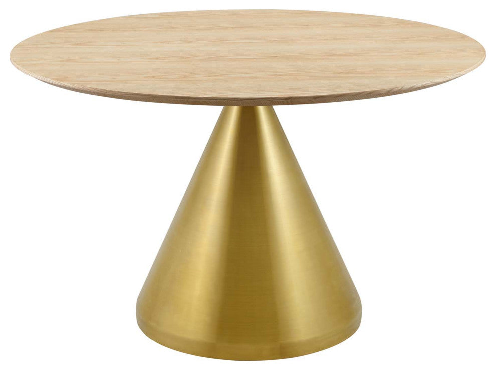 Tupelo 47" Dining Table, Gold Natural