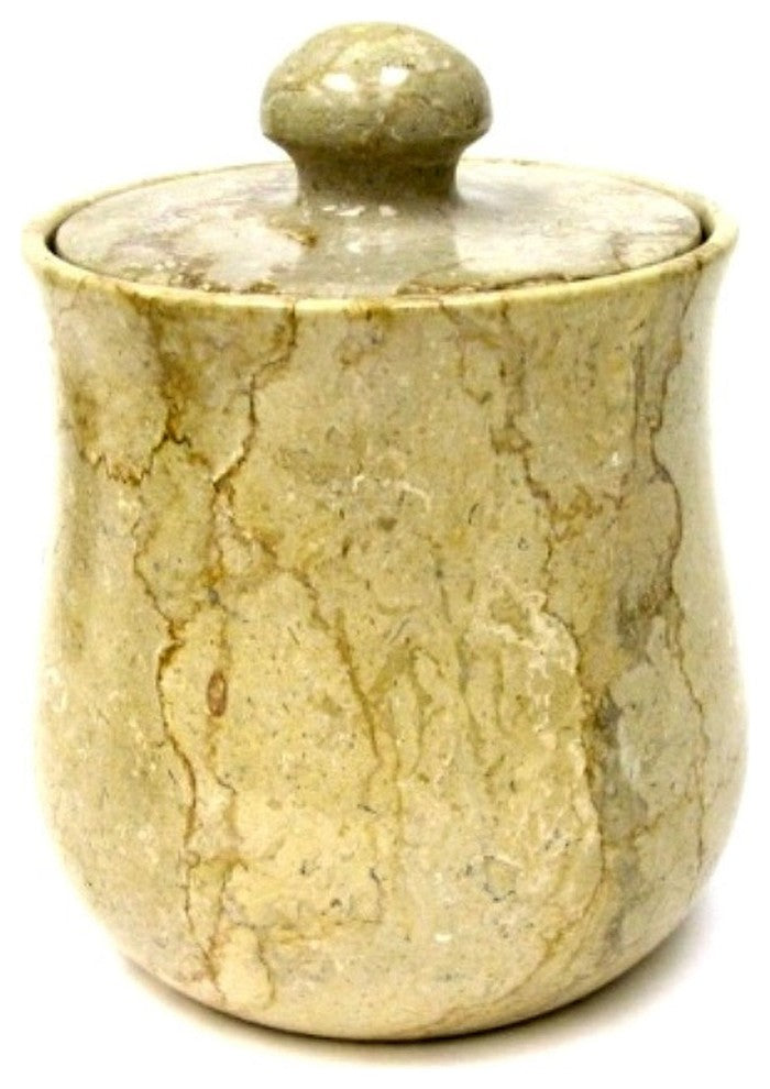 Sahara Beige Marble 9" Tall Kitchen Canister
