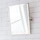 Metal Retangular Mirror 18"x24", Chrome