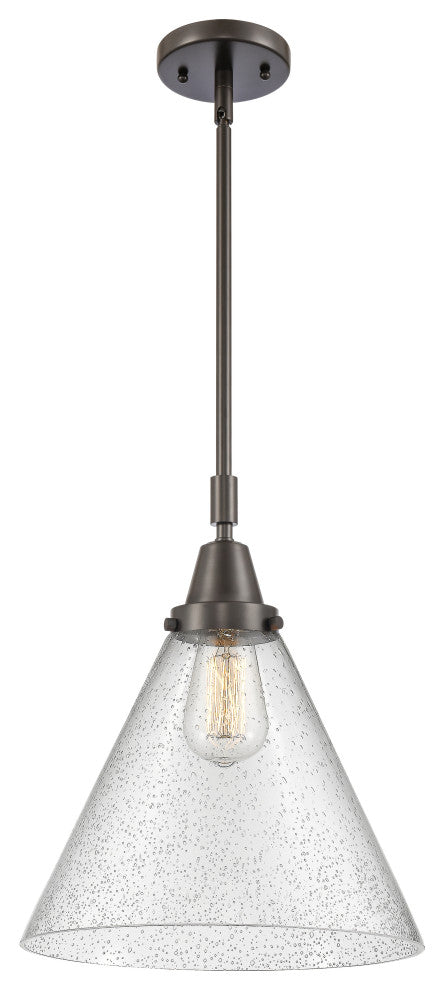 Innovations Lighting 447-1S-OB-G44-L Cone 1 Light 12" Mini Pendant