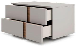 Sierra Nightstand Chateau Gray / Left-Facing