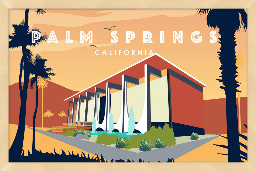 Palm Springs Technicolor 4, Giclee Reproduction Artwork