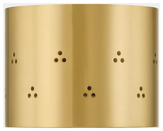 Hudson Valley Lighting Edisto Flush Mount By Cortney Bishop, Aged Brass