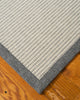 Natural Area Rugs 100% Recycled Fiber Westminster White Grey PET Rug, 9'' X 12''
