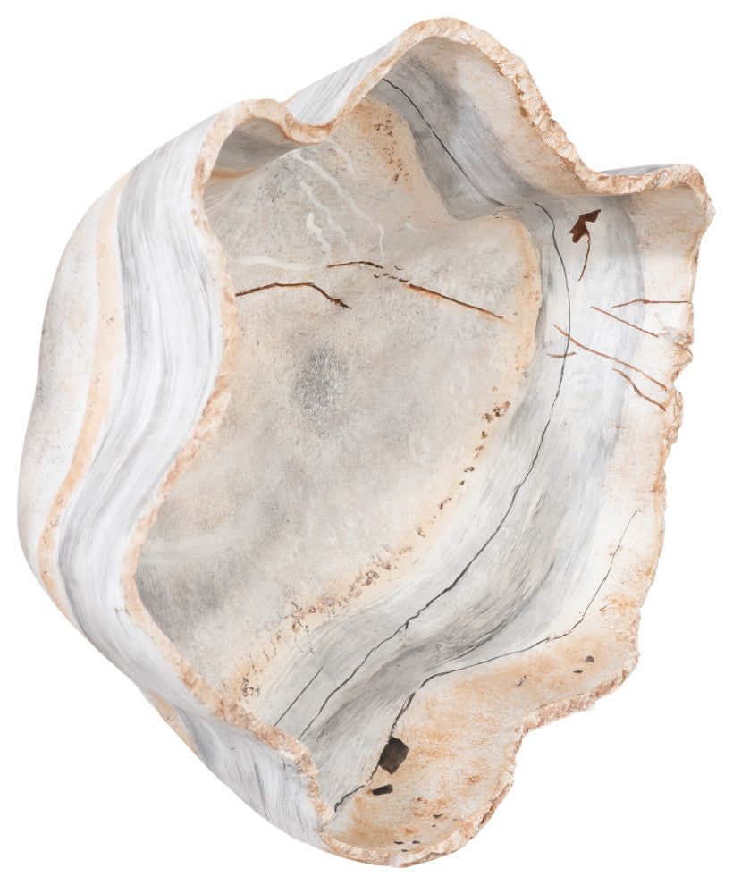 Cast Wall Onyx Bowl, Faux Finish, Small