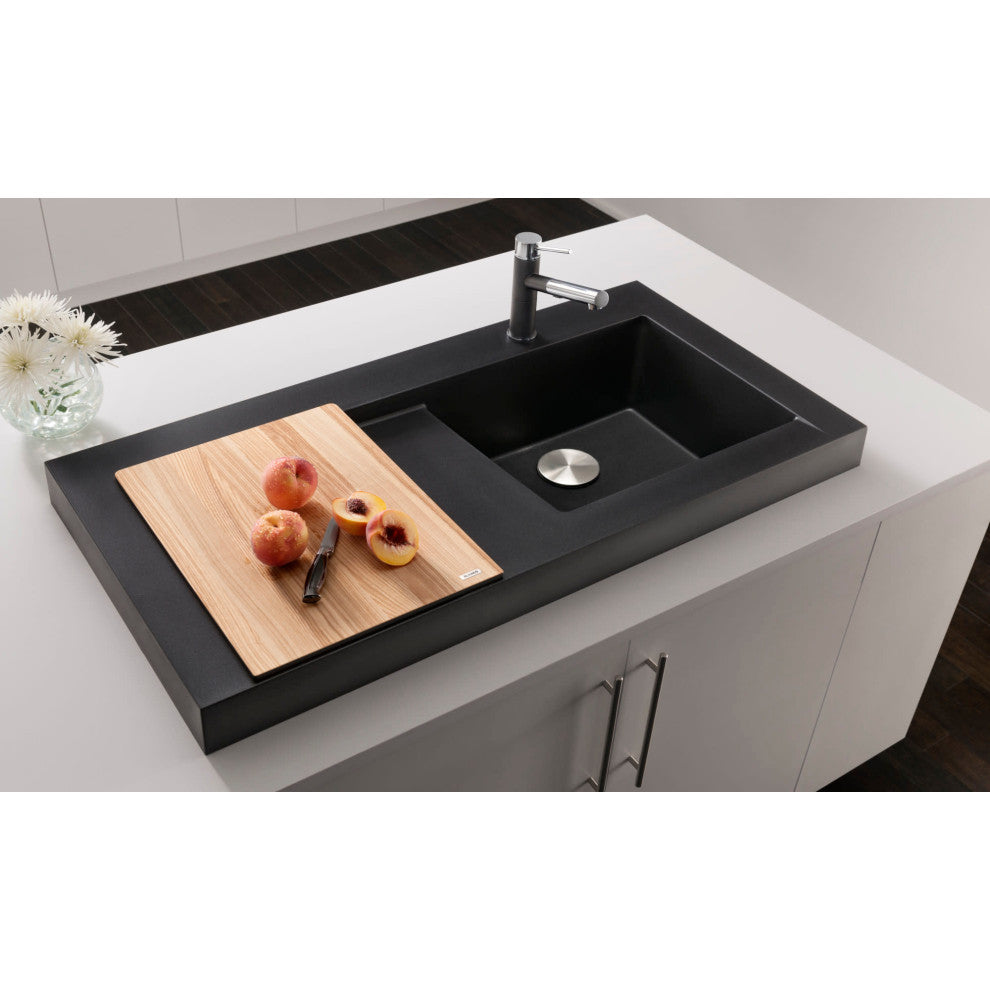 Top Knobs M429 Hopewell 3-3/4 Inch Center to Center Bar Cabinet - Brushed Satin