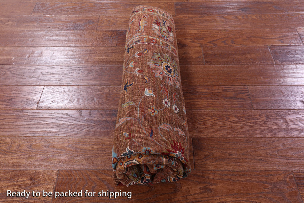 5' 1" X 6' 8" Handmade Persian Tabriz Wool Rug - Q12524