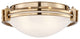 Mid Century Modern Close to Ceiling Light Flush Mount Fixture Glass Ceiling Lamp