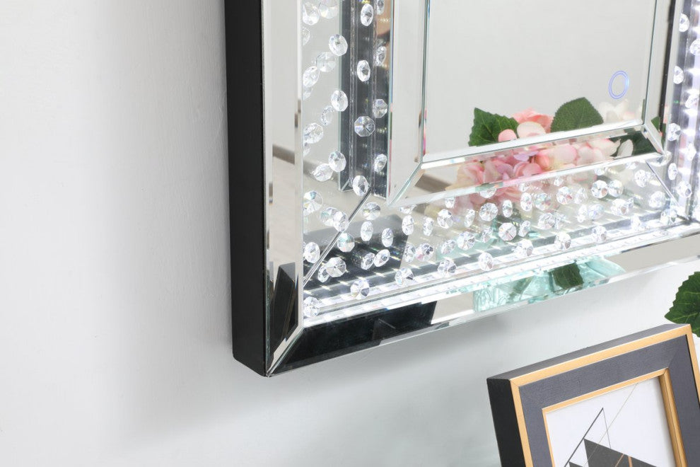 Rudy 20"x30" LED Crystal Mirror