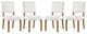 Oblige Dining Chair Wood Set of 4