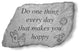 "Do One Thing Everyday" Garden Stone