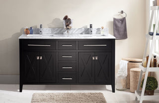Wimbledon Vanity, Espresso, 60"