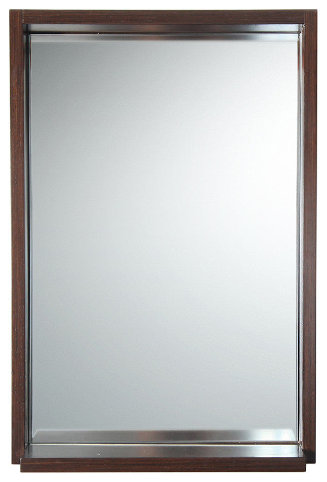 Fresca Allier 22" Wenge Mirror With Shelf