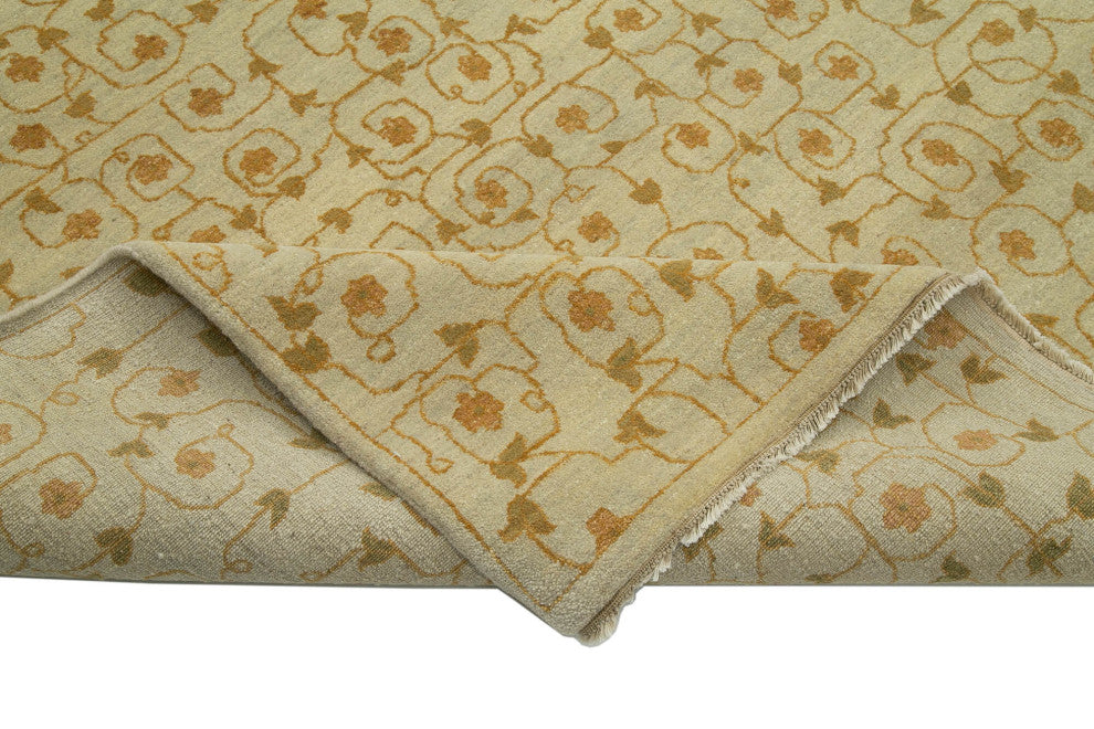 Rug N Carpet - Hand-Knotted Oriental 10' 1" x 13' 1" Unique Oushak Area Rug