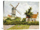 "Windmill at Knock, Belgium" Artwork, 30" x 24"