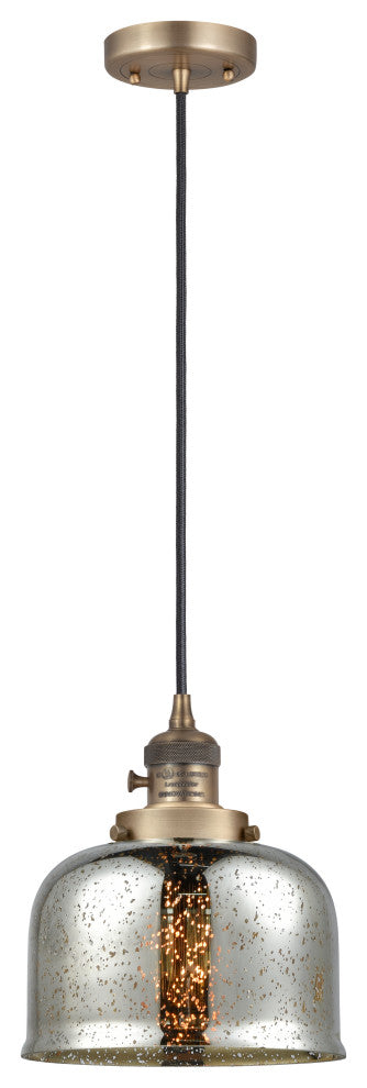 INNOVATIONS 201CSW-BB-G78 1-Light Mini Pendant Brushed Brass