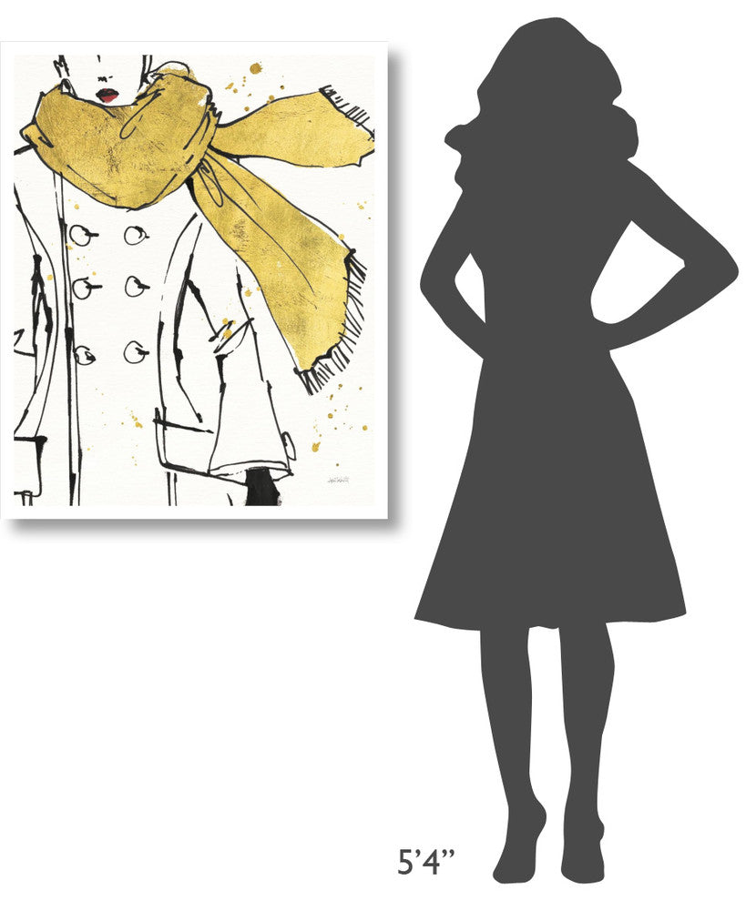 "Fashion Strokes III" Digital Paper Print by Anne Tavoletti, 30"x37"