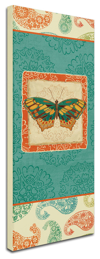'Folk Floral V' Canvas Art by Daphne Brissonnet