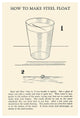 "How to Make Steel Float" Digital Paper Print by Retromagic, 22"x32"
