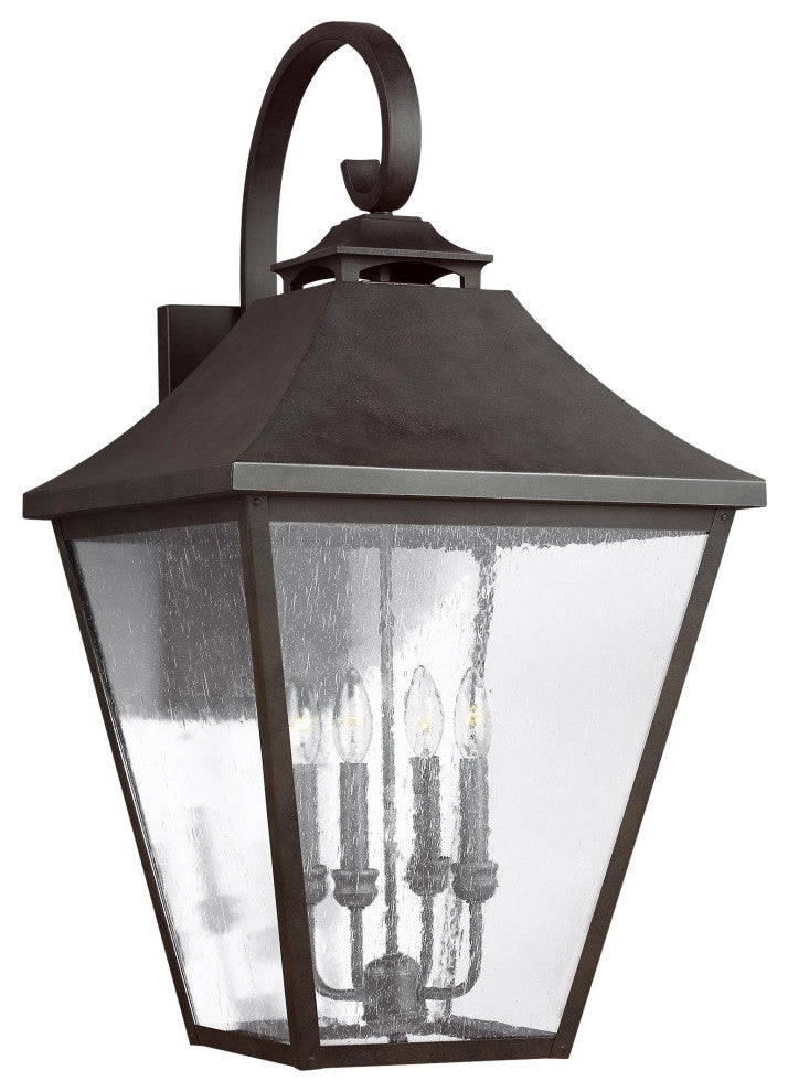 Murray Feiss Galena Four Light Wall Lantern OL14405SBL