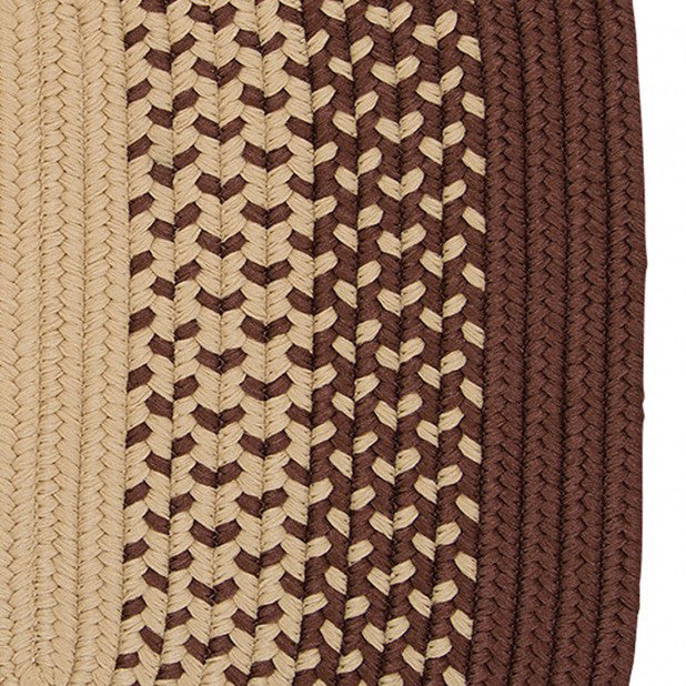 Colonial Mills Rug Seadog Bright Brown Round, 9x9