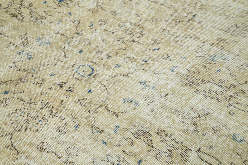 Rug N Carpet - Hand-knotted Turkish 6' 8" x 9' 2" Contemporary Area Rug