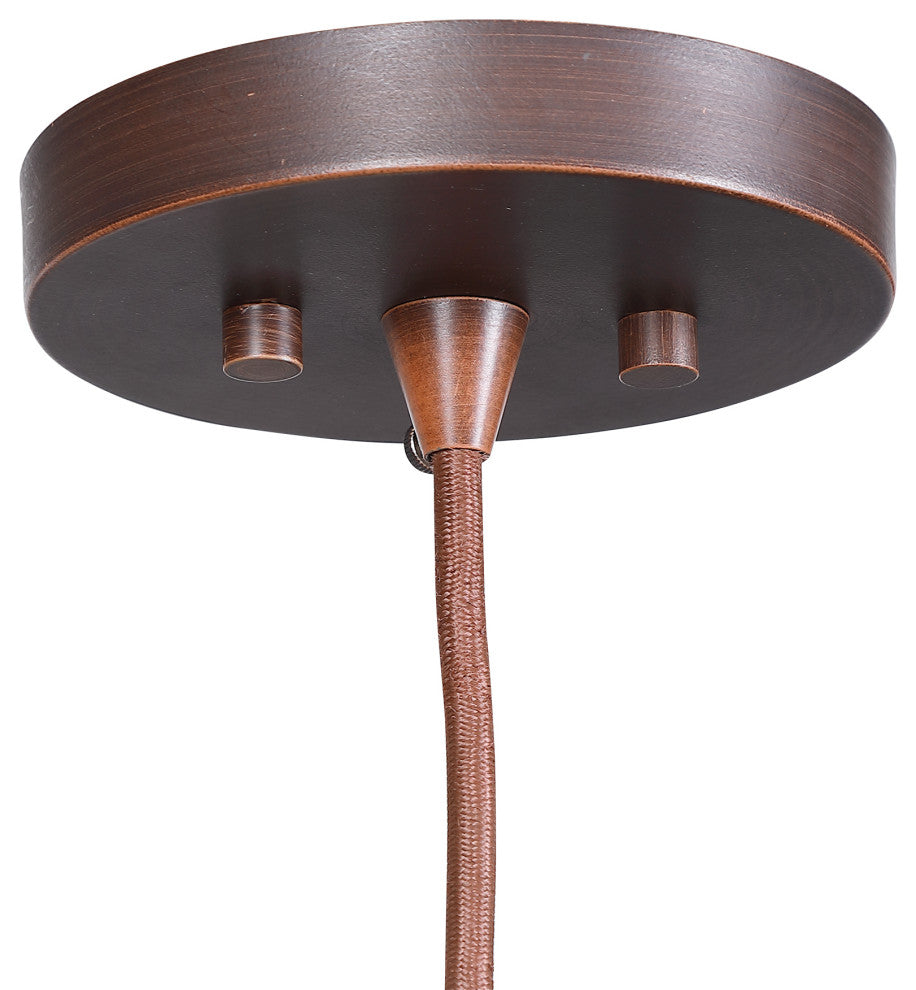 Uttermost Cross Weave 1 Light Pendant