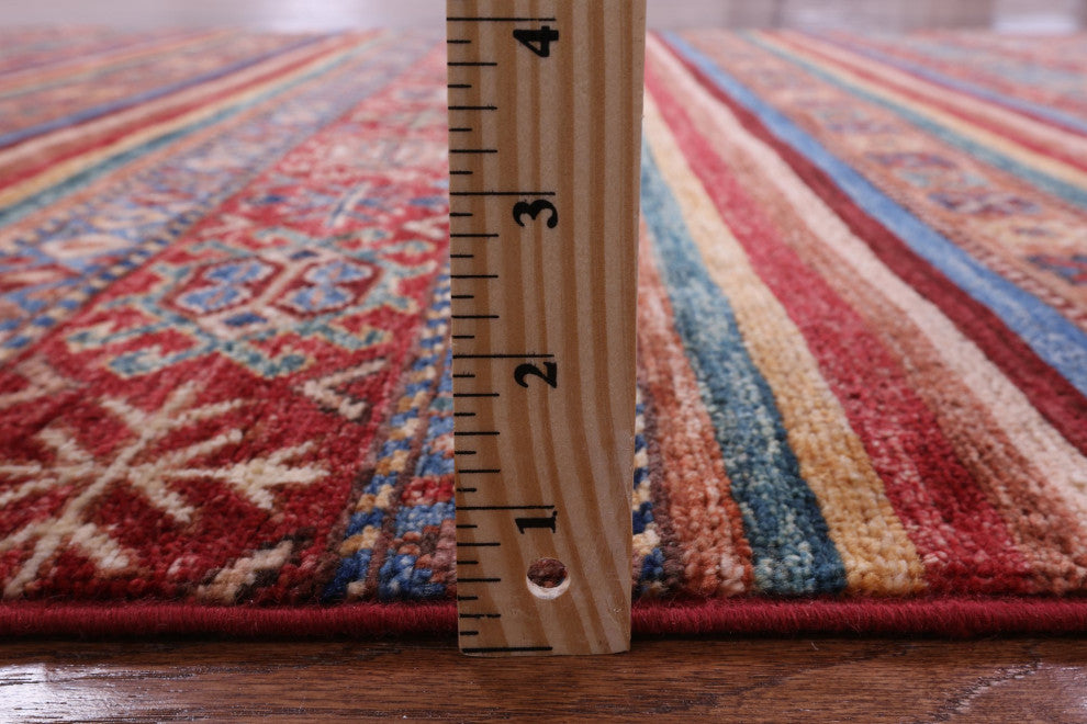 5' 1" X 6' 8" Super Kazak Khorjin Handmade Rug Q10458