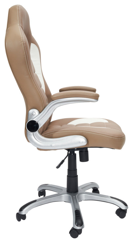 Techni Mobili Sport Race Executive Chair, Camel
