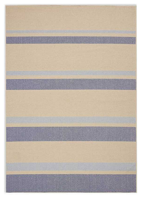 Calvin Klein San Diego Beige/Light Blue Area Rug By Nourison, 5'x7'