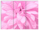 Abstract Pink Flower with Petals, Floral Triptych Canvas Print, 36x28, 3 Panels