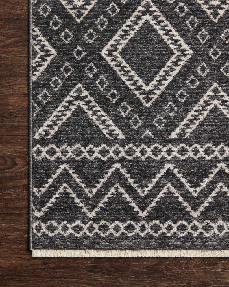 Loloi II Vance Charcoal / Dove 2'-3" X 3'-10" Area Rug