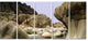 "Smooth Rocks in Coastline Panorama" Landscape Wall Art, 5 Panels, 60"x28"
