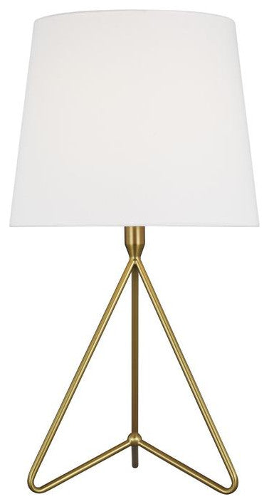 Generation Lighting, TT1151BBS1, Tall Table Lamp, Burnished Brass