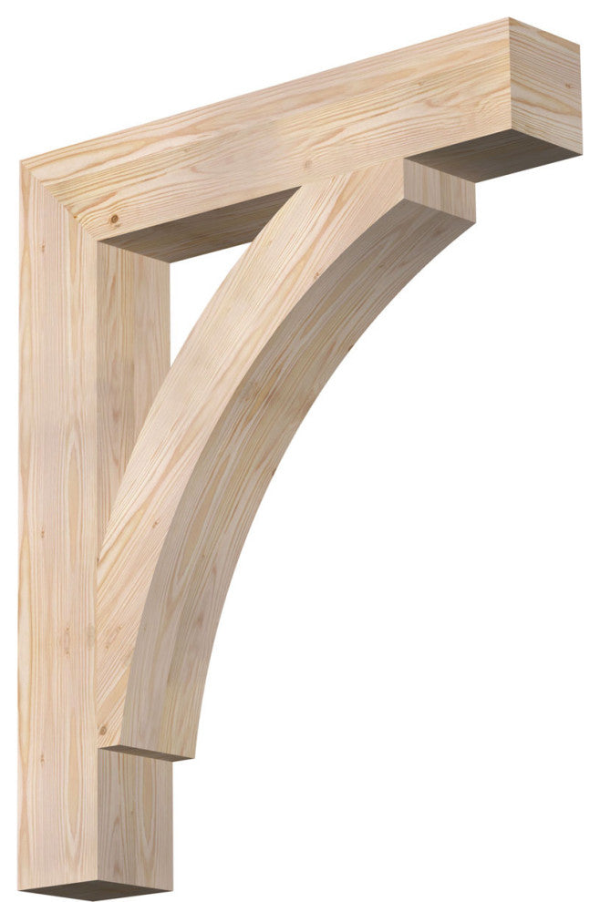 Thorton Block Smooth Bracket, Douglas Fir