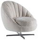 Lucille Swivel Chair Polished Chrome Base