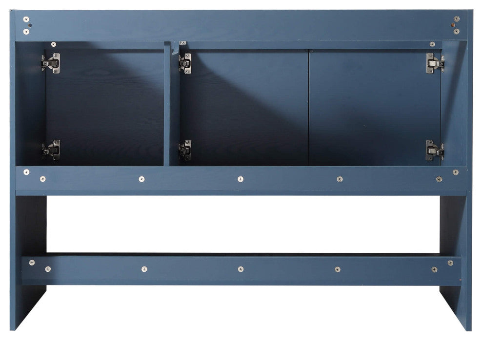 Phoenix Bath Vanity With Ceramic Sink - Full Assembly Required, Navy Blue, 48 Inch