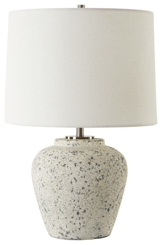 Uttermost Rupture Aged Ivory Table Lamp