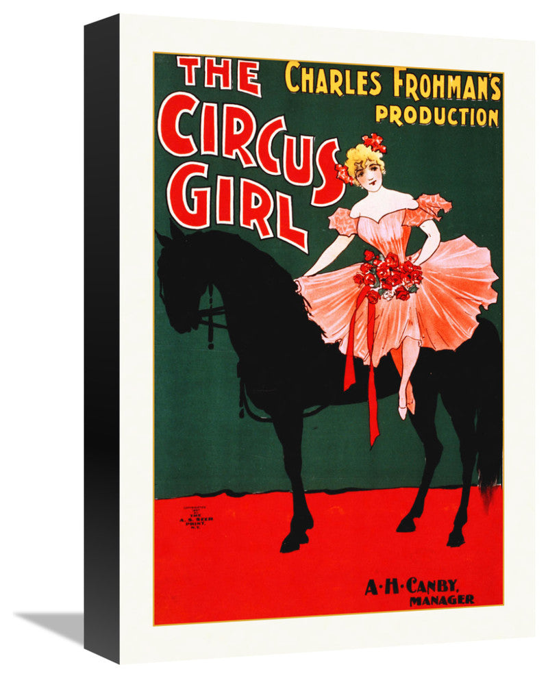 Charles Frohman's Production, The Circus Girl, 1897, 11x16
