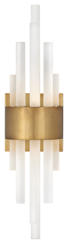 Fredrick Ramond Trinity Large Led Sconce, Heritage Brass