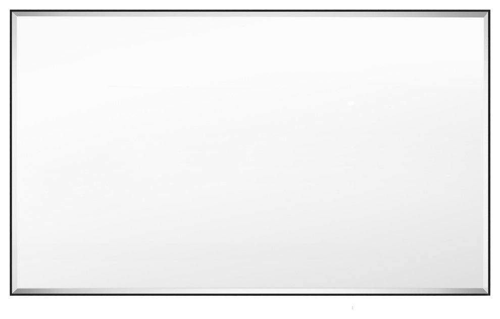Metal Framed Rectangle Beveled Edge Wall Mirror Bathroom Vanity Mirror, Black, 24"x40"