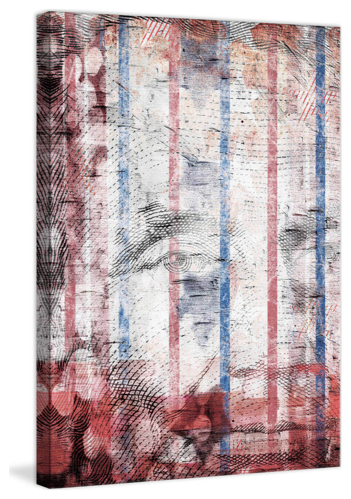 "16th President" Print on Canvas, 16"x24"