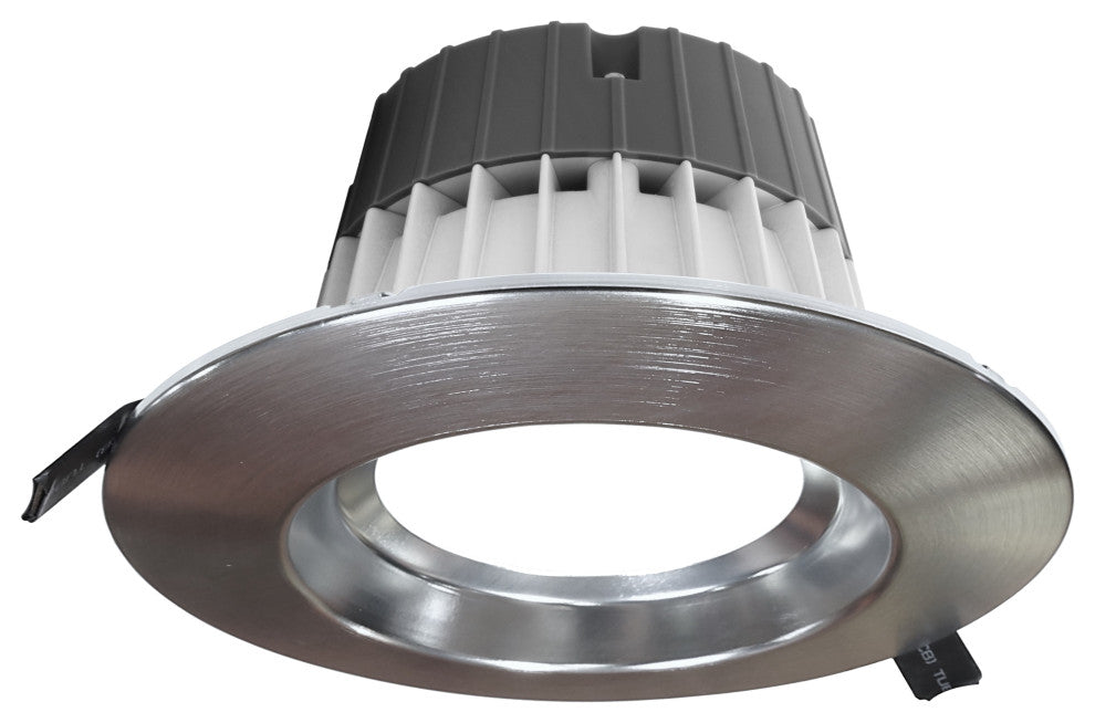 CLR-Select 6-inch Nickel Commercial Canless LED Downlight Kit