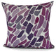 Wenstry, Geometric Print Pillow, Purple, 20" x 20"